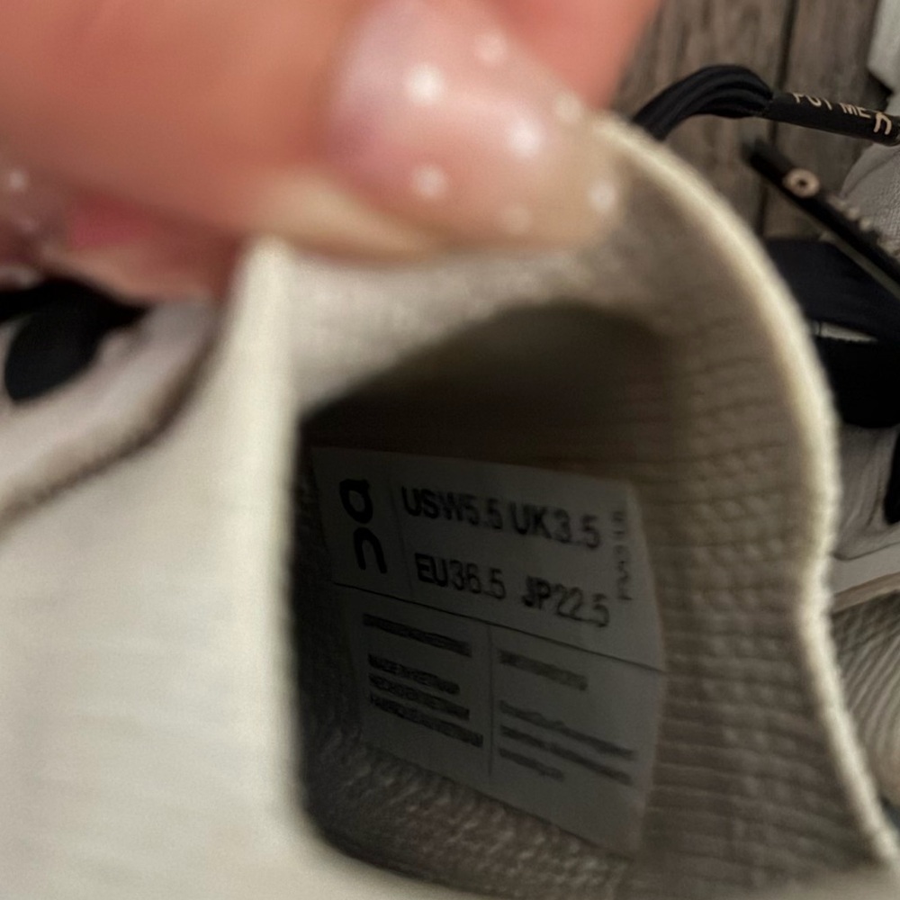 On Running Women's Cloudnova Sneakers in Cream with Pink Accents - Picture 4 of 4
